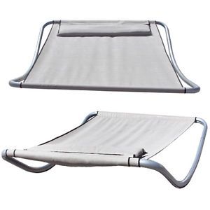 Swimming Pool Sun Bathing Double Hammock Gravity Chair Patio Outdoor Lounge New