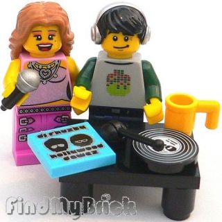 M613 Lego DJ Disc Jockey Pop Star Singer Minifigures Accessories 8684 8833 New