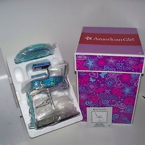 American Girl Blue Spa Salon Chair for Dolls Retired Gift Box Instructions
