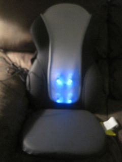 Homedics Shiatsu QRM 400H Quad Roller Heated Back Massage Chair Portable Cushion