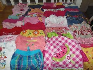 Huge 48pc Infant Baby Girl Spring Summer Clothes Lot 12 18 Months