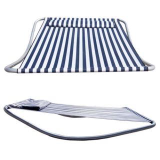 Swimming Pool Side Lounger Double Hammock Bed Chair Stripe Patio Outdoor Lounge