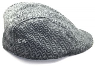 Tweed Newsboy Gatsby Hat Cap Cabbie Driving Flat Messenger Hat