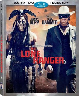 The Lone Ranger Blu Ray DVD Digital Copy 2013 Disney