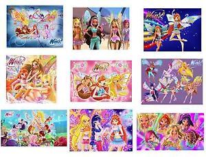 18 Winx Club Stickers Loot Goody Gift Treat Favor Candy Bag Fillers Party Supply