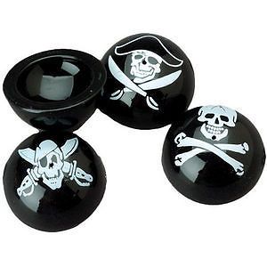 12 Pirate Skull Bones Poppers Kids Party Goody Treat Loot Bag Toy Favor Supply