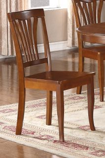 6 Avon Dining Room Kitchen Dinette Chair with Solid Wood or Upholstered Seat