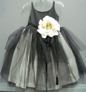 Girl's US Angels Flower Girl Dress 501 Black Size 6X