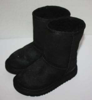 Toddler Kids UGG Australia Black Classic Boots Size 9