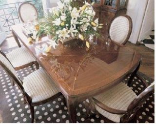 Thomasville Furniture Bogart Bel Air Mahogany Dining Table Free in Home SHIP