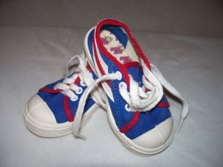 Vintage Dyna Kids Red White Blue Tennis Shoes Sneakers Size 3 NWotag Baby
