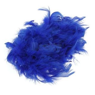 3X 2M Feather Boa Fluffy Craft Decoration Princess Costume Dress Up Royal Blue
