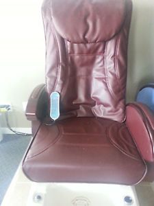 3 "Tiana 2" Pedicure Stations with Foot Spas and Massage Chairs and Stools