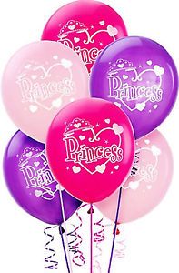 Princess Happy Birthday Party Latex Balloons Supplies