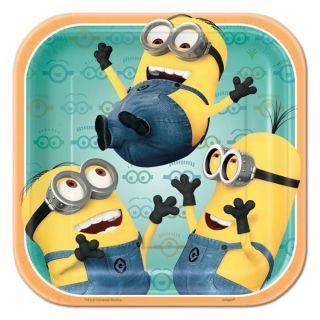 Despicable Me 2 8 Minions Cake Dessert Plates Birthday Party Supplies