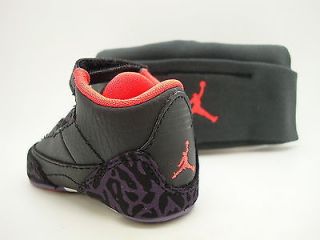 574416 005 Infants Baby Crib Air Jordan 3 Retro Black Crimson Soft Bottom Cap
