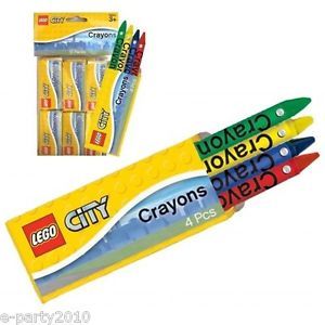 12 Mini Lego City Crayon Packs Birthday Party Supplies Favors Coloring Toys