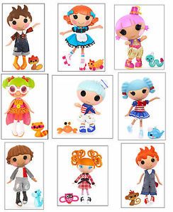 18 Lalaloopsy Stickers Loot Goody Gift Treat Favor Bag Fillers Party Supplies