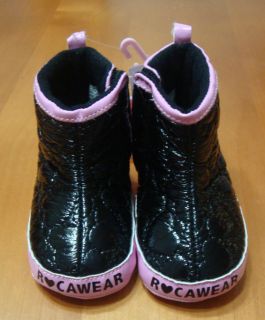 Infant Baby Girls Crib Rain Boots "Roca Wear" Size 3 6 9 Months