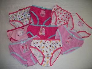 New Girls Peppa Pig George Panties Briefs Underwear 2T 3T 4T 5T 6 7 8