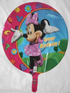 Happy Birthday Minnie Mouse Mylar Balloon Mickey Mouse Clubhouse Princess Party
