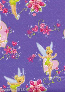 Disney Princess Tinker Bell Gift Wrap Wrapping Paper Birthday Party Supplies