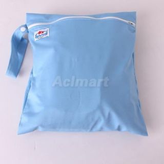 New Zipper Waterproof Reusable Baby Cloth Diaper Nappy Wet Dry Bag Swimer Tote
