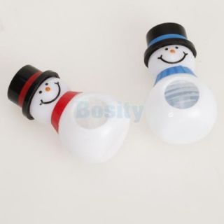 2pcs Mini Christmas Snowman Prism Party Favours Xmas Decorations Kids Toy Game