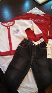 3 Piece Rocawear Baby Girl Clothing Set Size 3T