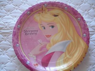 Sleeping Beauty Aurora Party x8 Dinner Plates Supplies Princess Birthday Girls
