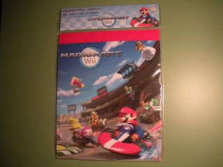 New Nintendo Mario Kart Wii Sketch Pad 30 Sheets Paper Party Favor 8" x 10" Draw