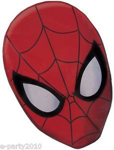 8 Spider Man Paper Masks Superhero Dream Marvel Birthday Party Supplies
