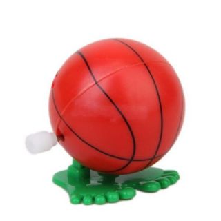 3X Wind Up Toy Jump Basketball w Pair Big Feet for Children Kids Party Game