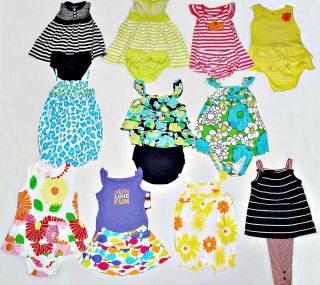 Carter's 3 24 Month Rompers Dresses Sleeveless Summer Clothes U Pick