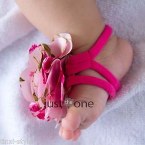 Baby Barefoot Toddler Flower Sock Unisex Sandals Girl Shoes Boy Toe Blooms 6M 2Y