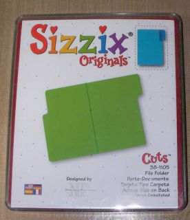 Sizzix Original Red Die in Case File Folder Project Life