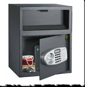 Digital Depository Security Combination Storage File Cash Deposit Box Store Safe