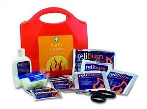 REL124 Reliance Burns First Aid Kit in Red Aura Standard Box