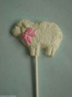 Chocolate Sheep Lollipop Animal Barnyard Farm Birthday Party Favors Baby Shower