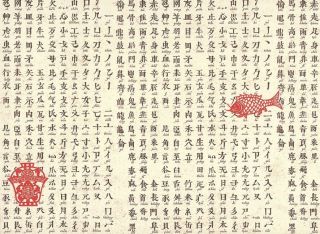 Rossi Chinese Alphabet Wrapping Paper