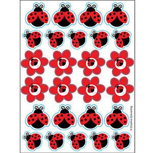 Ladybug Fancy Stickers 1st Birthday Party Favors Baby Shower Supplies