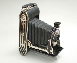 Beautiful Art Deco Agfa Tripar Folding Camera PB 20 620 Machine Age Beautiful