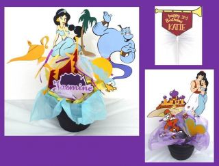 Personalized Disney Princess Jasmine 12 Centerpiece Sticks