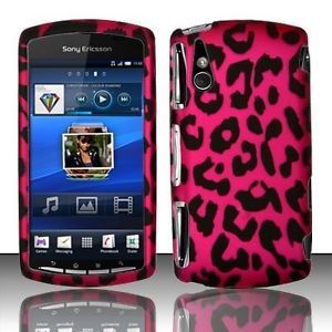 Hot Pink Leopard Case Cover Sony Ericsson Xperia Play