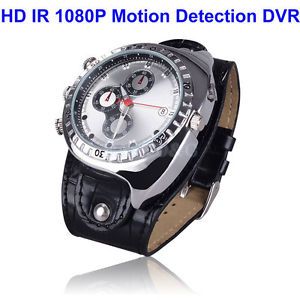 8GB Full HD 1080p Night Vision Spy Watch Camera Motion Detection Hidden DVR Cam