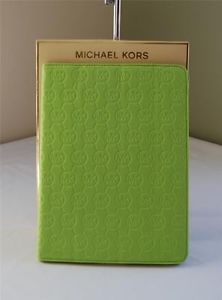 Michael Kors Electronics Neoprene iPad Case Cover Lime