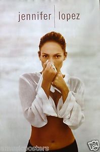 Jennifer Lopez "Holding Her Gauze Shirt Showing Sexy Belly" U s Promo Poster