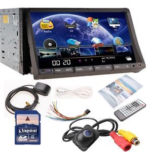 iPod Radio GPS Navigation Device Pip HD 7" in Dash Head Unit Car DVD CD Player