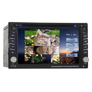 Hot Latest 2 DIN Indash Headunit Radio Stereo Car DVD Player GPS Head Unit VMCD