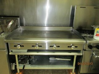 Turbo Air Tamg 48 Radiance 48" Countertop Gas Griddle Flat Top Grill